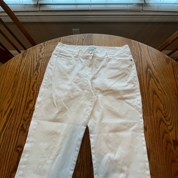 J. McLaughlin Women's White Pants Jeans SIZE-6 - Picture 4 of 10